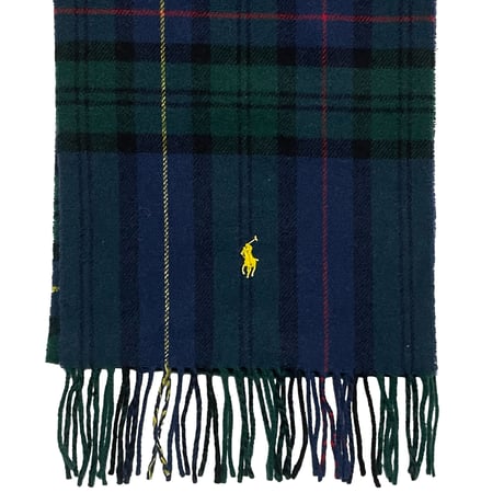 POLO RALPHLAUREN　"BLACK WATCH" WOOL SCARF