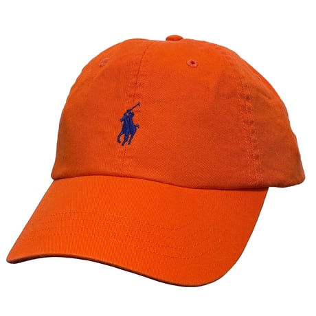 POLO RALPHLAUREN　"6-PANEL" BASEBALL CAP (ORANGE)