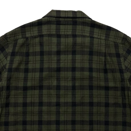 POLO RALPHLAUREN　"OPEN COLLAR" FLANNEL SHIRT