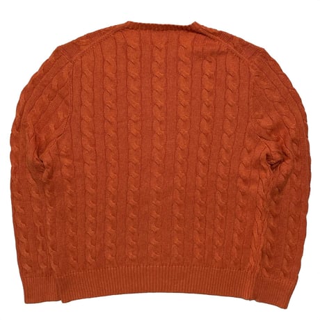 POLO RALPHLAUREN　"CABLE KNIT" SWEATER