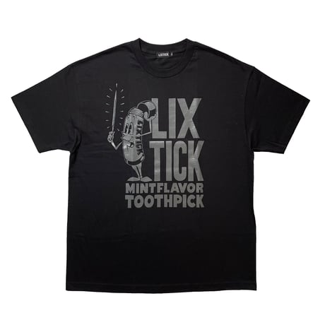 LIXTICK　"MASCOT" S/S T-SHIRT(BLACK)