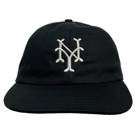 COOPERSTOWN BALL CAP　"NEW YORK METS" BASEBALL CAP (BLACK)