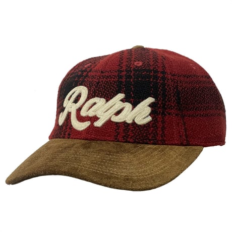 POLO RALPHLAUREN　"SUEDE BILL" BASEBALL CAP