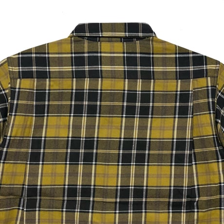 FIVE BROTHER　 "MUSTARD CHECK" HEAVY FLANNEL WORK SHIRTS