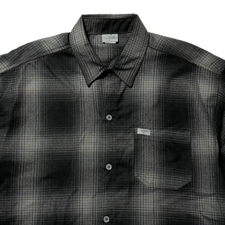 CALTOP　"OMBRE CHECK" FLANNEL SHIRT