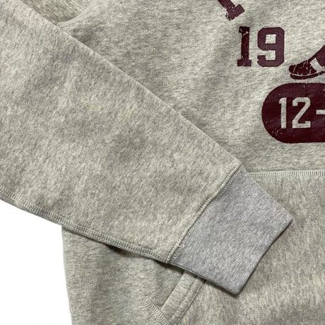 POLO RALPHLAUREN　"WING FOOT" NATURAL GRAY HOODIE