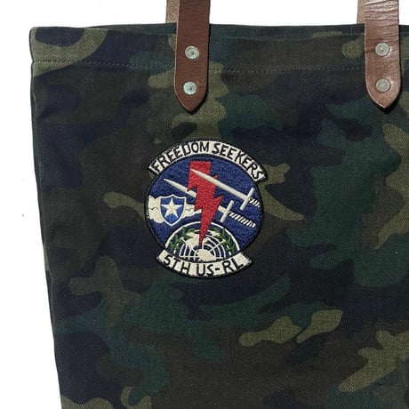 POLO RALPHLAUREN　"TIGER PATCH" TOTE BAG