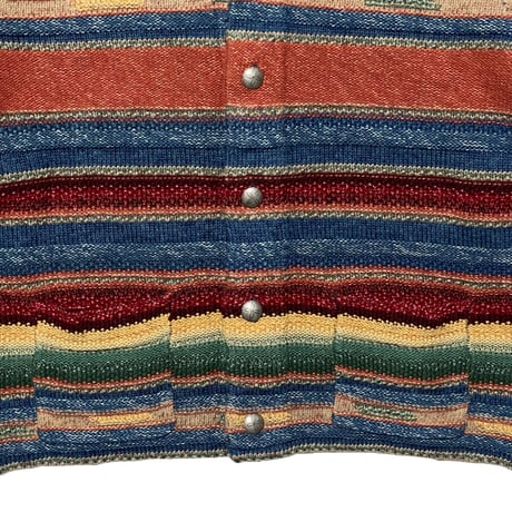 RRL RALPHLAUREN　"STRIPED SHAWL-COLLAR" CARDIGAN
