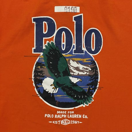 POLO COUNTRY RALPHLAUREN　"LOGO PRINT" POLO SHIRT