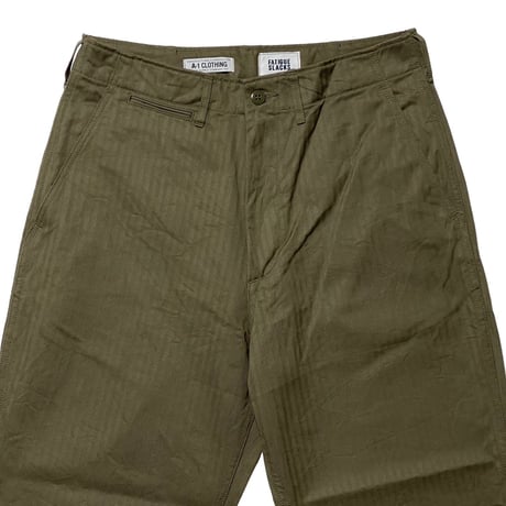 M.V.P. x CORONA　 "HERRINGBONE" DESERT SLACKS (OD)