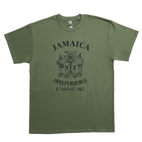 M.V.P.　 "JAMAICA" S/S TEE (GOLD/GREEN)