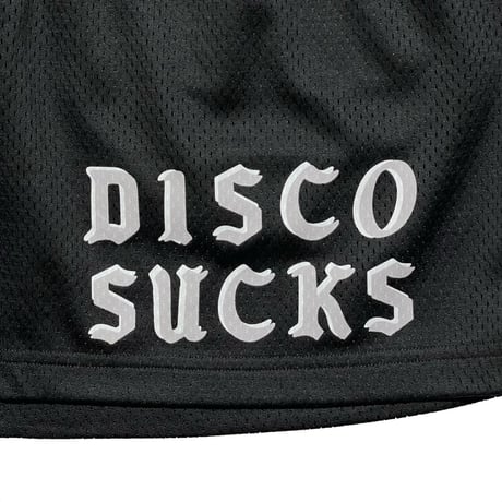 A-1 CLOTHING　"DISCO SUCKS" MESH SHORTS