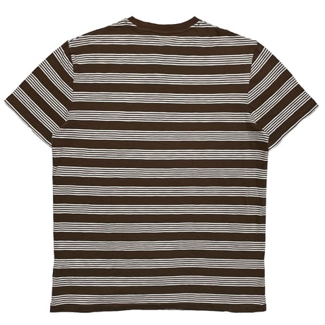 POLO RALPHLAUREN　"BROWN STRIPE" S/S POCKET TEE