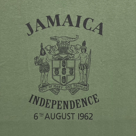 M.V.P.　 "JAMAICA" S/S TEE (GOLD/GREEN)