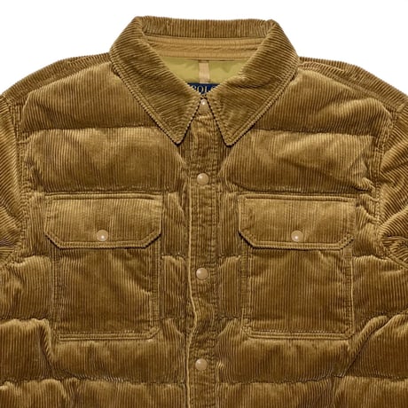 POLO RALPHLAUREN　"CORDUROY" DOWN JACKET