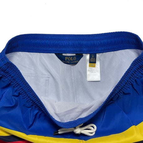 POLO RALPHLAUREN　"LOGO STRIPE" SWIM SHORTS