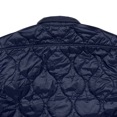 POLO RALPHLAUREN　"PADDED" QUILTING OVERSHIRT (NAVY)