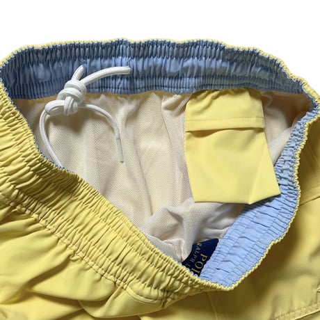 POLO RALPHLAUREN　"INNER POCKET" SWIM SHORTS (YELLOW)