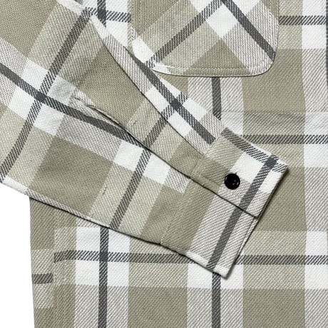 FIVE BROTHER　WORK SHIRTS (WHITE CHECK)