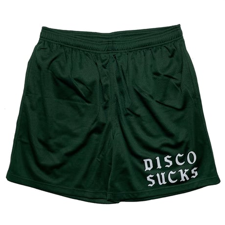 A-1 CLOTHING　"DISCO SUCKS" MESH SHORTS