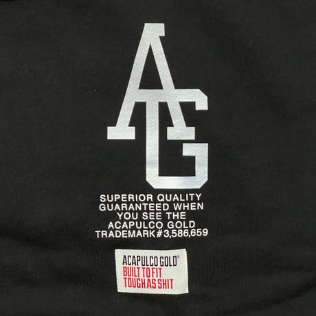 ACAPULCO GOLD　"REFLECTIVE AG SIGNATURE" SNAP HOODIE