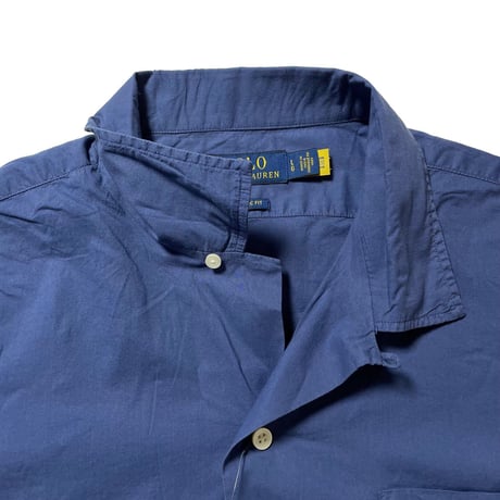 POLO RALPHLAUREN　CUBAN SHIRT (BLUE)