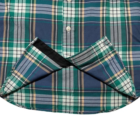POLO RALPHLAUREN　"CLASSIC FIT" FLANNEL SHIRT (BLUE PLAID)