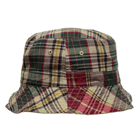 POLO RALPHLAUREN　"KHAKI/PLAID" REVERSIBLE BUCKET HAT