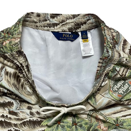 POLO RALPHLAUREN　"BEACH PRINT" SWIM SHORTS