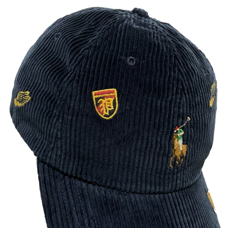 POLO RALPHLAUREN　"EMBROIDERED" CORDUROY CAP
