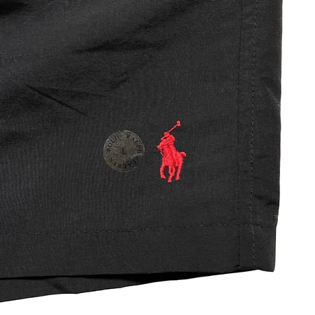 POLO RALPHLAUREN　"INNER POCKET" SWIM SHORTS (BLACK)