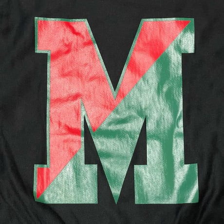 Champion/M.V.P.　 "COLLEGE M LOGO"  12oz HOOD SWEAT　BLACK