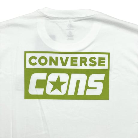CONVERSE　"CONS" LOGO S/S TEE (海外限定/WHITE)