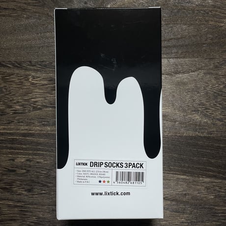 LIXTICK　DRIP SOCKS 3PACK (3rd)