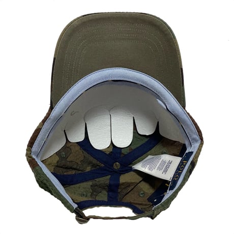POLO RALPHLAUREN　"SEERSUCKER" CAMOUFLAGE CAP