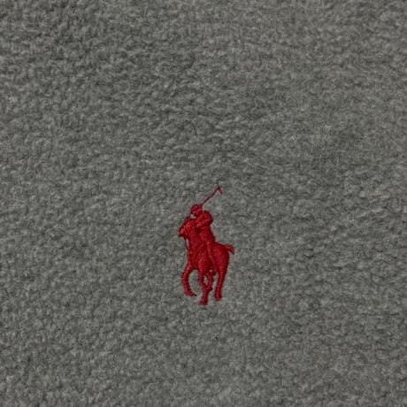 POLO RALPHLAUREN　"HALF-ZIP" FLEECE TRACK JACKET