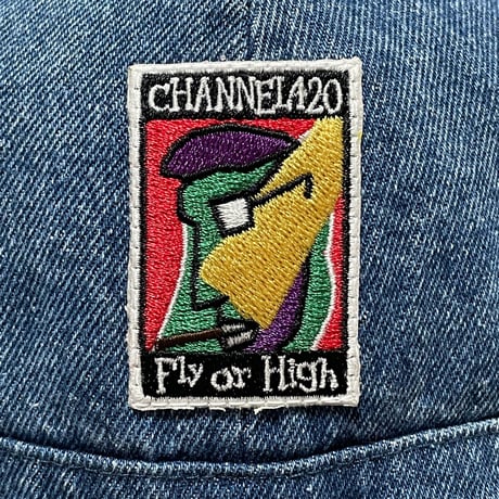 Channel Four Twenty　"Fly or High" Tennis Hat (DENIM)