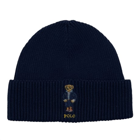 POLO RALPHLAUREN　"SUNGLASSES BEAR" KNIT CAP