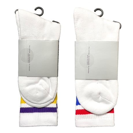 PRO CLUB　STRIPE CREW SOCK
