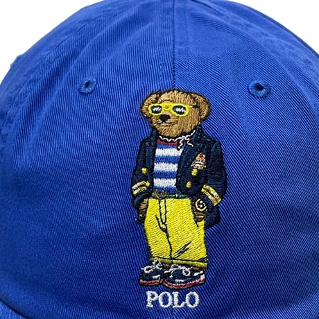 POLO RALPHLAUREN　"POLO BEAR" 6-PANEL CAP (BLUE)