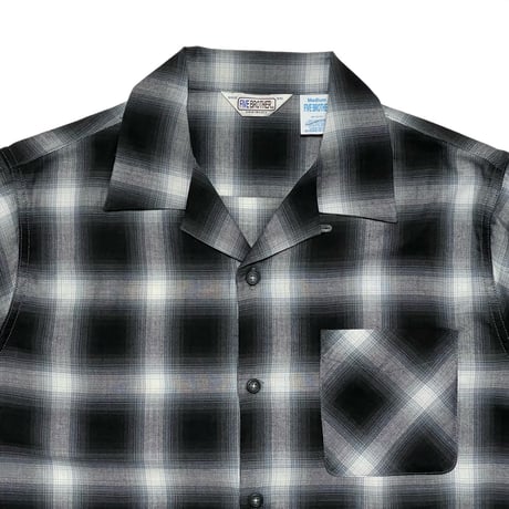 FIVE BROTHER　"LIGHT FLANNEL" OPEN COLLAR SHIRT