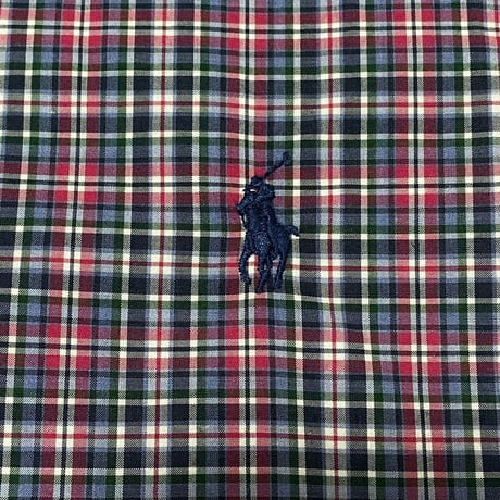 RALPHLAUREN　PLAID BUTTONDOWN SHIRT