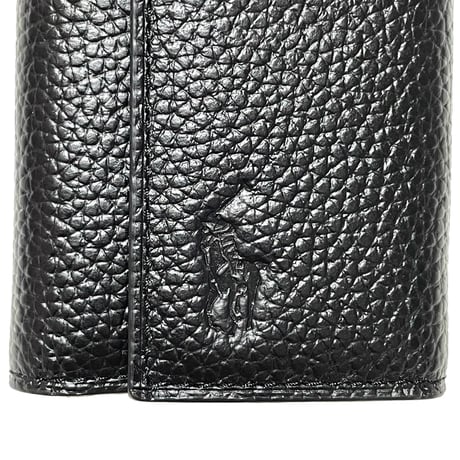 POLO RALPHLAUREN　LEATHER KEYCASE (BLACK)