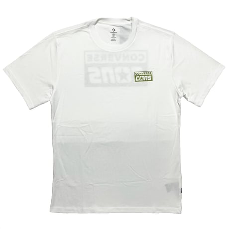 CONVERSE　"CONS" LOGO S/S TEE (海外限定/WHITE)