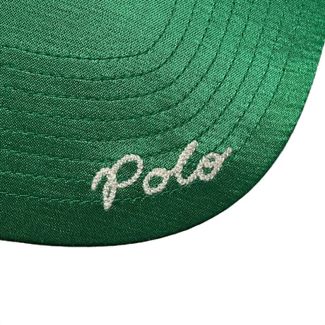 POLO RALPHLAUREN　"STATE CHAMPS" VISCOSE 6-PANEL CAP