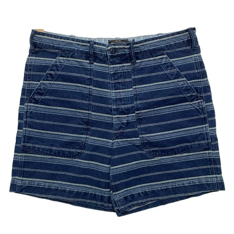 RRL RALPHLAUREN　"STRIPED" DENIM SHORTS