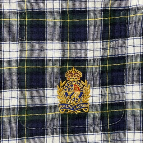 RALPHLAUREN　"CREST" BUTTON-DOWN SHIRT