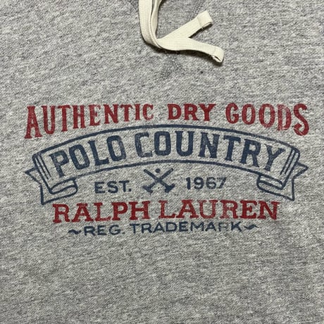 POLO COUNTRY RALPHLAUREN　"LOGO PRINTED" HOODIE