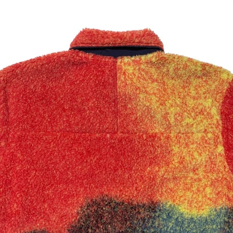 POLO SPORT RALPHLAUREN　"ORANGE/BLUE OMBRE" FLEECE FULL-ZIP JACKET