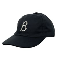 COOPERSTOWN BALL CAP　"BROOKLYN DODGERS 1955" BASEBALL CAP (BLACK)